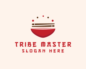 Asian Food Bowl Restaurant logo design