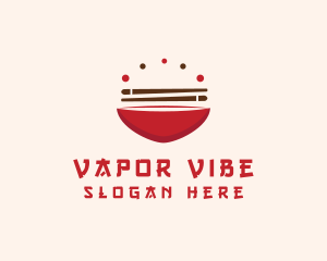 Asian Food Bowl Restaurant logo design