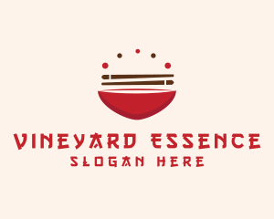 Asian Food Bowl Restaurant logo design