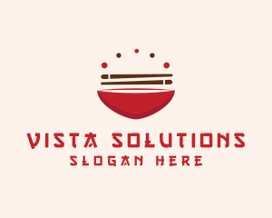 Asian Food Bowl Restaurant logo design