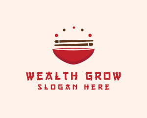 Asian Food Bowl Restaurant logo design