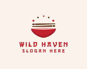 Asian Food Bowl Restaurant logo design