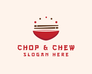 Asian Food Bowl Restaurant logo design