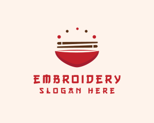 Asian Food Bowl Restaurant logo design