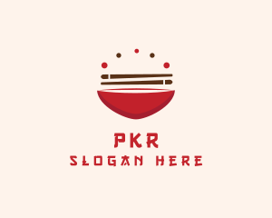 Asian Food Bowl Restaurant logo design