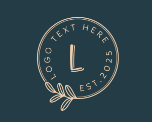 Organic - Organic Leaf Wreath logo design