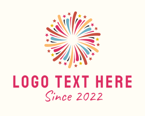 Color - Theme Park Fireworks logo design