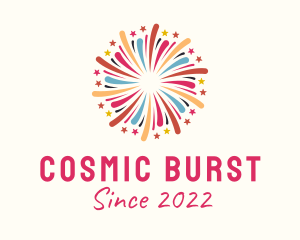 Starburst - Theme Park Fireworks logo design