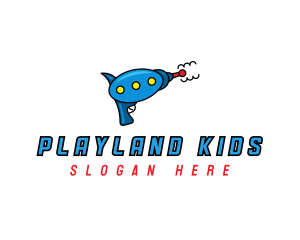 Kiddie Toy Ray Gun logo design