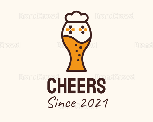 Beer Glass Console Logo