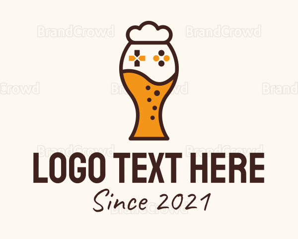 Beer Glass Console Logo