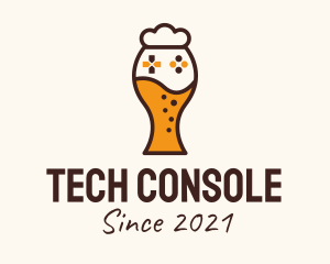 Console - Beer Glass Console logo design