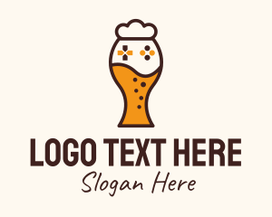 Beer Glass Console  Logo