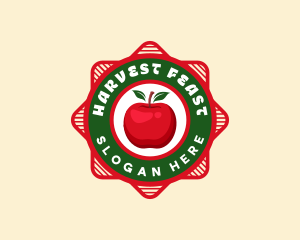 Nutritional Fruit Apple logo design