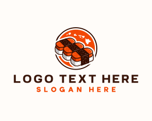 Seaweed - Hawaii Spam Musubi logo design