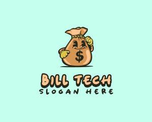 Bill - Dollar Money Bag logo design