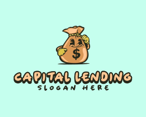 Lending - Dollar Money Bag logo design