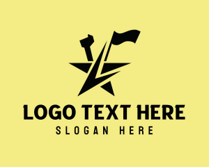 Flag - Leader Star Flag logo design