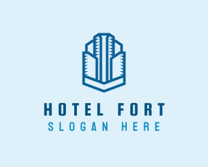 Hotel Building Architecture logo design