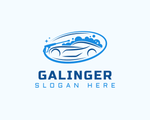 Cleaning - Car Wash Pressure Washer logo design