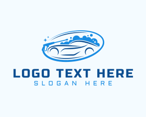 Car Wash - Car Wash Pressure Washer logo design