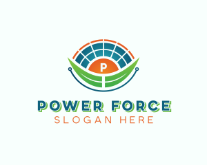 Solar Power Panel logo design