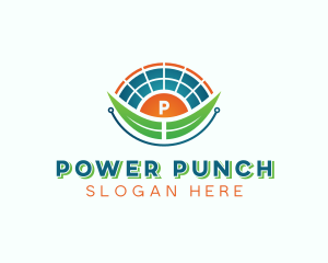 Solar Power Panel logo design