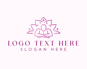 Spiritual - Massage Spa Lotus logo design