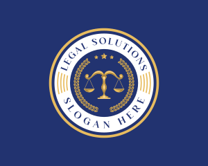 Legal Law Scale logo design