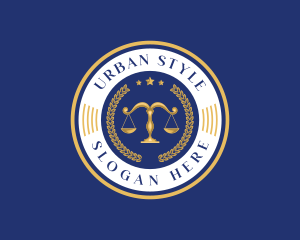 Judiciary - Legal Law Scale logo design