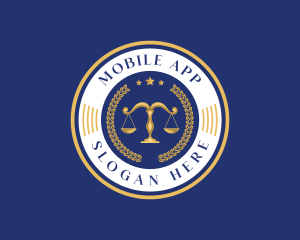Judge - Legal Law Scale logo design