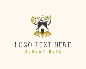 Botany - Book Tree House logo design