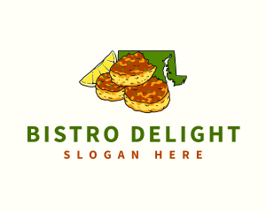 Maryland State Crab Cake logo design