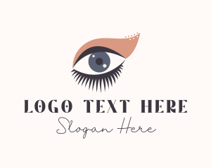 Cosmetic - Lady Eyelash Beauty logo design