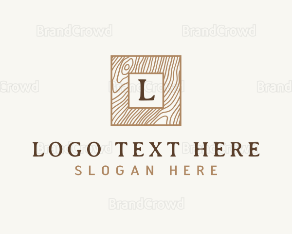 Wooden Carpentry Woodwork Logo