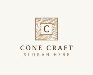 Wooden Carpentry Woodwork logo design