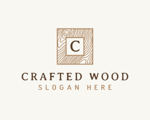 Wooden Carpentry Woodwork logo design