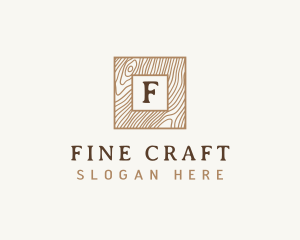 Wooden Carpentry Woodwork logo design