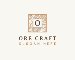 Wooden Carpentry Woodwork logo design