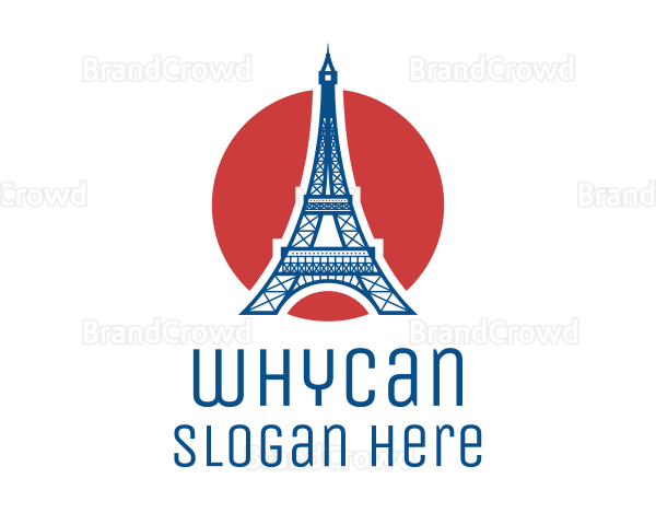 France Eiffel Tower Logo