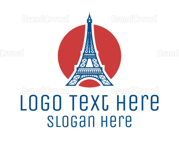 France Eiffel Tower Logo