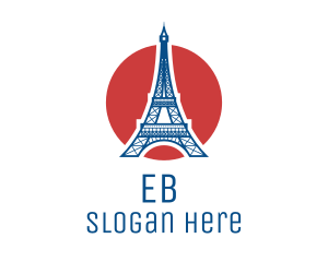 France Eiffel Tower  Logo
