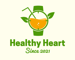 Healthy Juice Time logo design