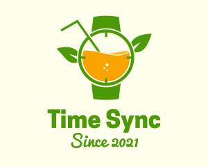 Healthy Juice Time logo design