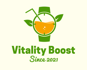 Healthy - Healthy Juice Time logo design