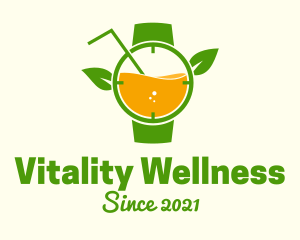 Healthy Juice Time logo design