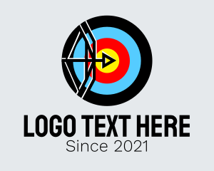 Owner Name - Archery Arrow Target logo design