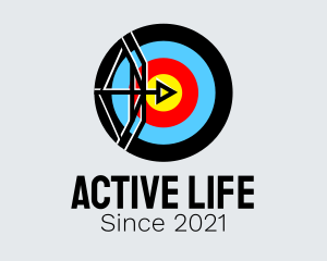 Strategic Marketing - Archery Arrow Target logo design