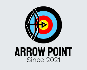Archer - Archery Arrow Target logo design