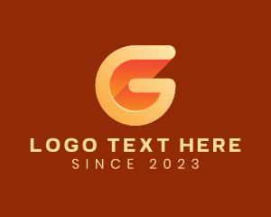 Orange - Orange Letter G logo design